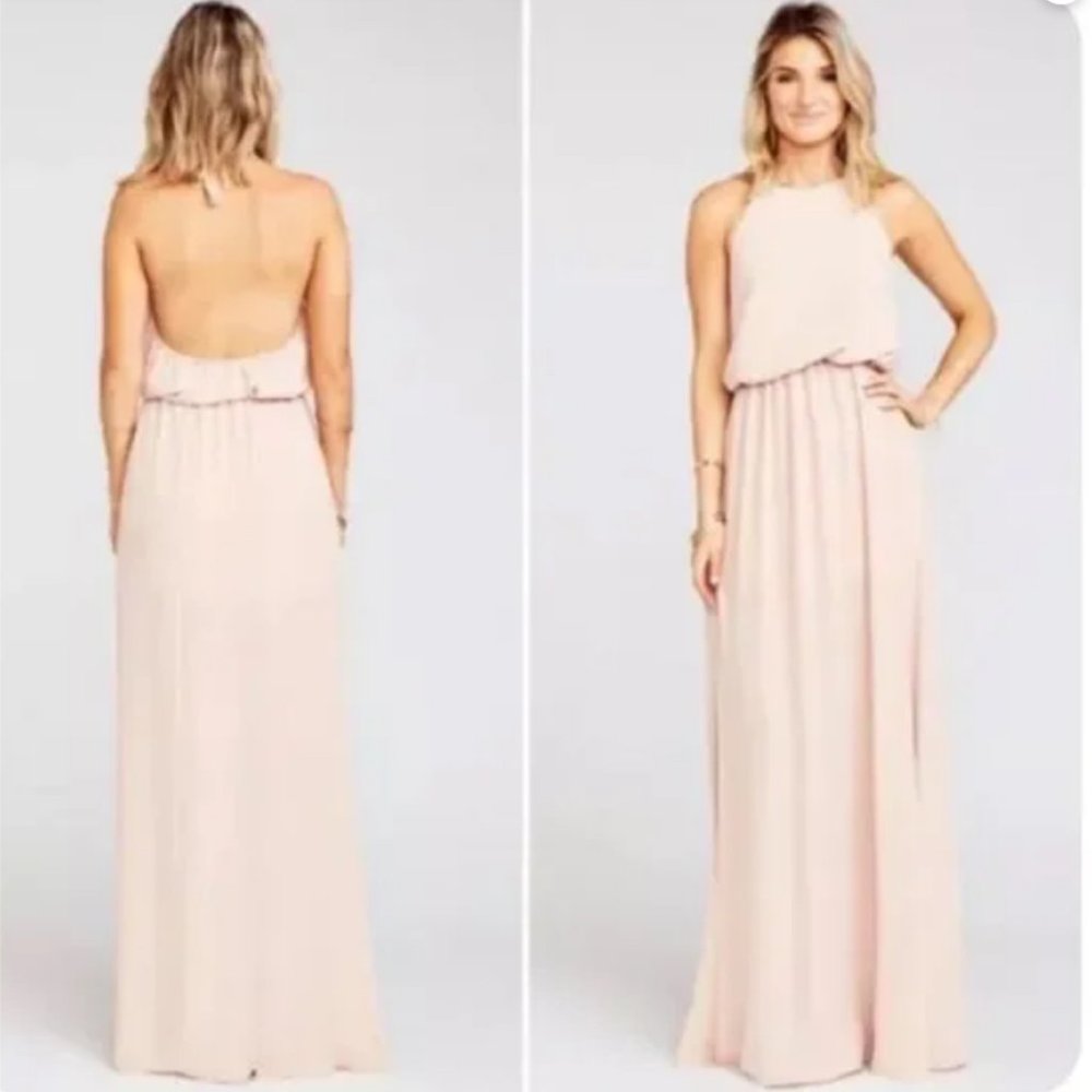 Show Me Your Mumu Heather Halter Formal Dress Size Small Wedding Guest Formal